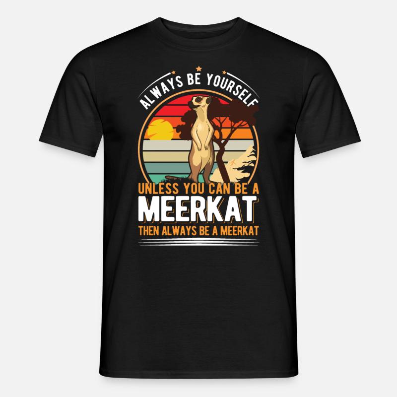Suricate Cadeau Suricate Suricate - T-shirt homme - noir