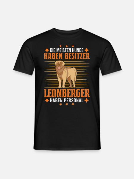 Leonberger Personal - Männer T-Shirt - Schwarz