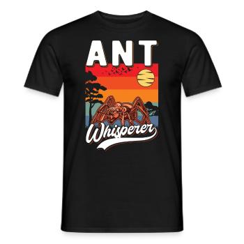 Ameisenflüsterer Ant Whisperer Ameise - T-shirt homme - noir - Devant - AI Model Male 178 light (178cm)