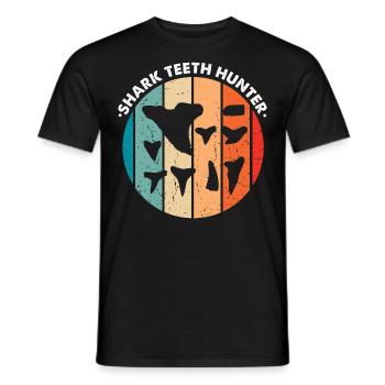 Fossil Archaeology Design Fossils Fossil Hunters - Men's T-Shirt - black - Front - AI Model Male 178 light (178cm)