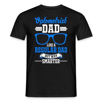 Optiker Papa Augenoptiker Vater - Männer T-Shirt - Schwarz - Vorne - AI Model Male 178 light (178cm)