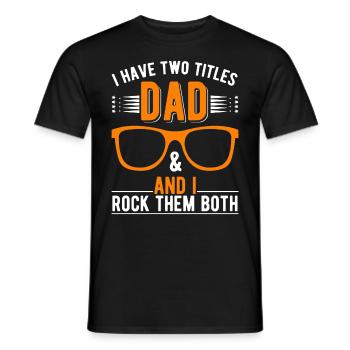 Optiker Vater Augenoptiker Papa - Männer T-Shirt - Schwarz - Vorne - AI Model Male 178 light (178cm)