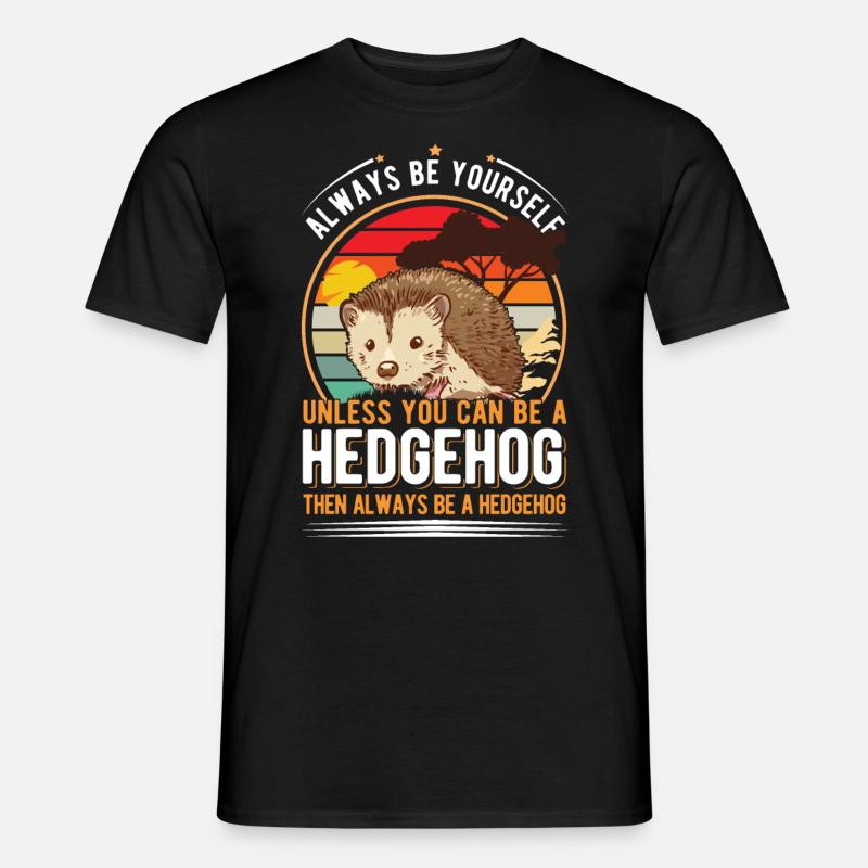 Hedgehog Gift Hedgehog - Men’s T-shirt - black