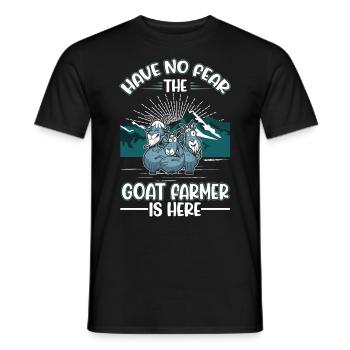 Goat Farmer Goat Farm Goat Goat - Men's T-Shirt - black - Front - AI Model Male 178 light (178cm)