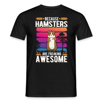 Hamster Cadeau Hamster Doré Hamster Nain Hamster - T-shirt homme - noir - Devant - AI Model Male 178 light (178cm)