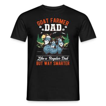 Chèvre Hôte Papa Chèvres Père Chèvre - T-shirt homme - noir - Devant - AI Model Male 178 light (178cm)