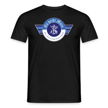 Es heißt Moin Lustiger Spruch Nordsee Ostsee - Männer T-Shirt - Schwarz - Vorne - AI Model Male 178 light (178cm)