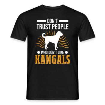 Kangal Geschenk Anatolischer Hirtenhund - Männer T-Shirt - Schwarz - Vorne - AI Model Male 178 light (178cm)