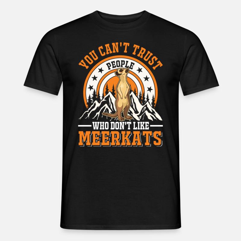 Suricate Cadeau Suricate Suricate - T-shirt homme - noir