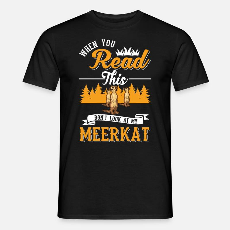 Suricate Cadeau Suricate Suricate - T-shirt homme - noir