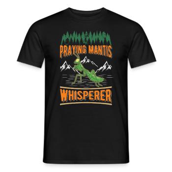 Mante religieuse Whisperer Mante de Manti - T-shirt homme - noir - Devant - AI Model Male 178 light (178cm)