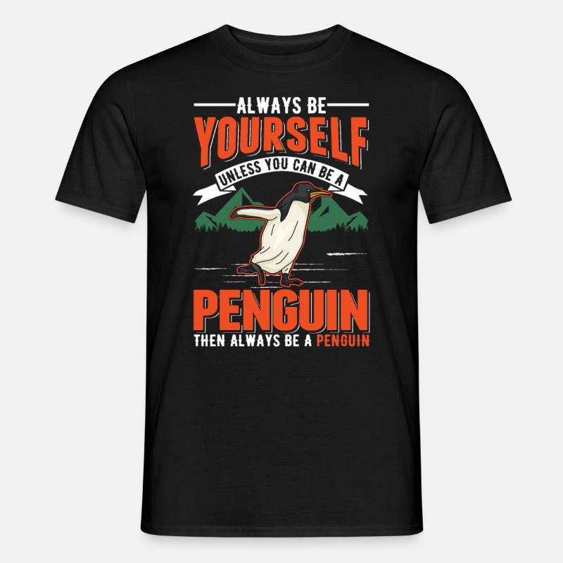 Penguin Gift Penguin - Men’s T-shirt - black