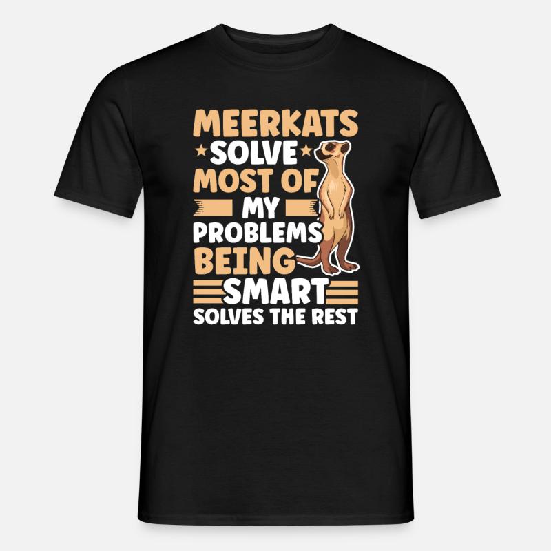 Suricate Cadeau Suricate Suricate - T-shirt homme - noir