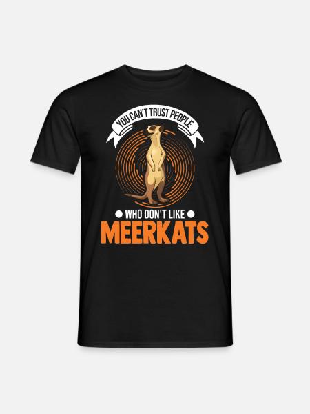 Suricate Cadeau Suricate Suricate - T-shirt homme - noir