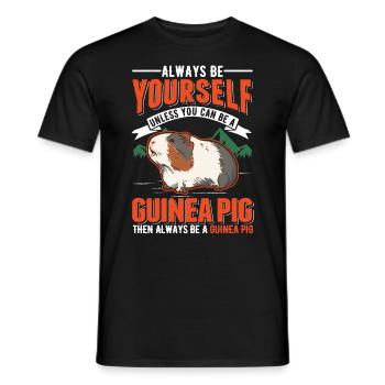 Cochon d’Inde Cadeau Cochon d’Inde - T-shirt homme - noir - Devant - AI Model Male 178 light (178cm)