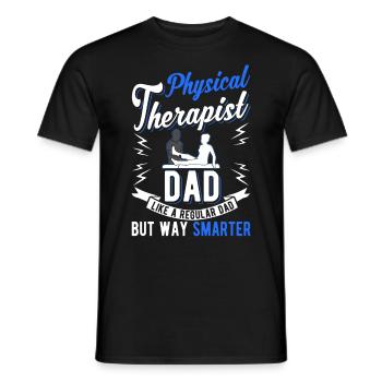 Physiotherapist Father Physio Papa - Men's T-Shirt - black - Front - AI Model Male 178 light (178cm)