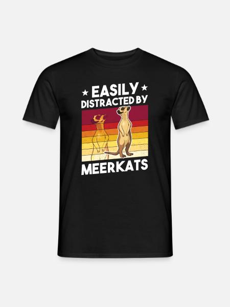 Meerkat Gift Meerkat - Men's T-Shirt - black