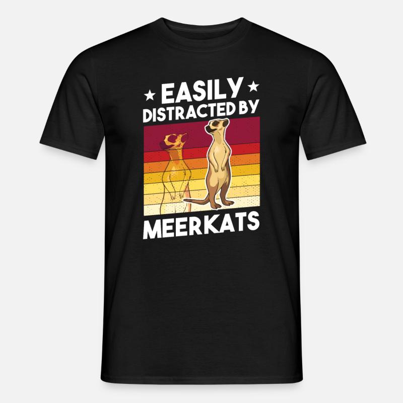 Suricate Cadeau Suricate Suricate - T-shirt homme - noir