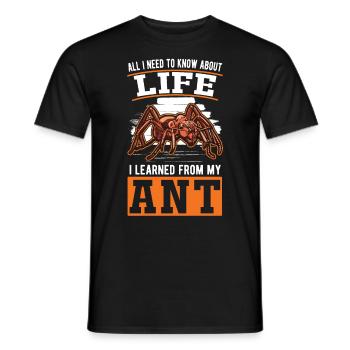 Ants Ant Farm Anthill Fire Ants - Men's T-Shirt - black - Front - AI Model Male 178 light (178cm)