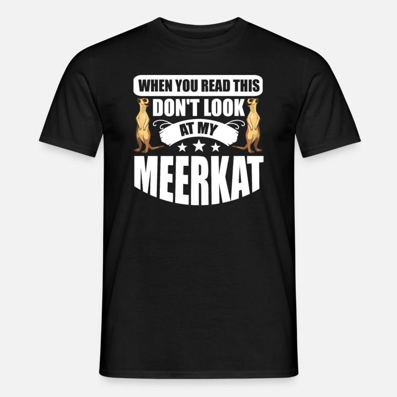 Suricate Cadeau Suricate Suricate - T-shirt homme - noir