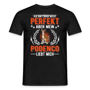 Podenco Spanischer Windhund Ibizan Hound - Männer T-Shirt - Schwarz - Vorne - AI Model Male 178 light (178cm)