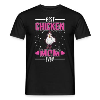 Meilleure maman de poulet jamais Hühner Mama - T-shirt homme - noir - Devant - AI Model Male 178 light (178cm)