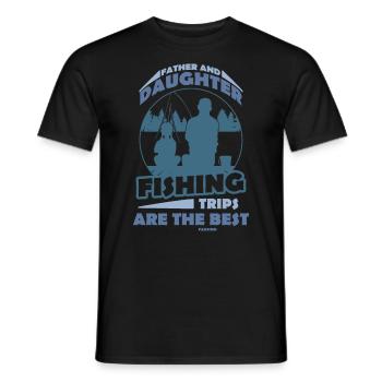 Père et fille - T-shirt homme - noir - Devant - AI Model Male 178 light (178cm)