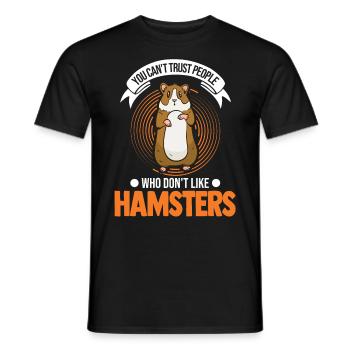 Hamster Cadeau Hamster Doré Hamster - T-shirt homme - noir - Devant - AI Model Male 178 light (178cm)