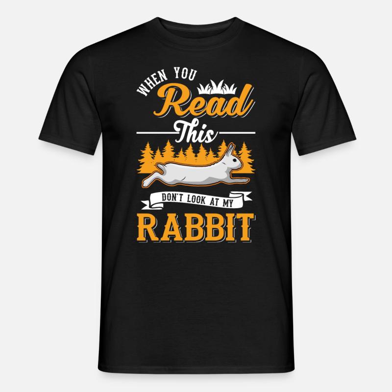 Rabbit Rabbit Rabbit Rabbit - Men's T-Shirt - black