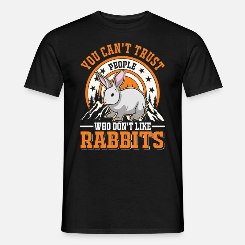 Lapin Lapin Lapin Lapin - T-shirt homme - noir