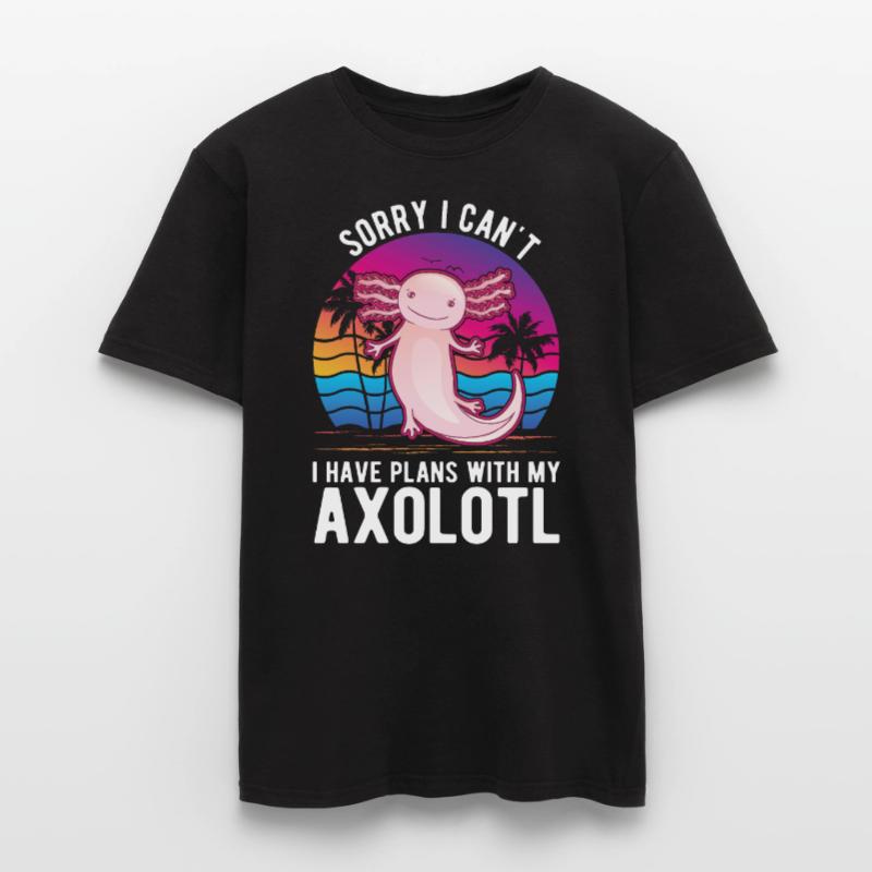 Axolotl Cadeau Queue Lurch T-shirt homme