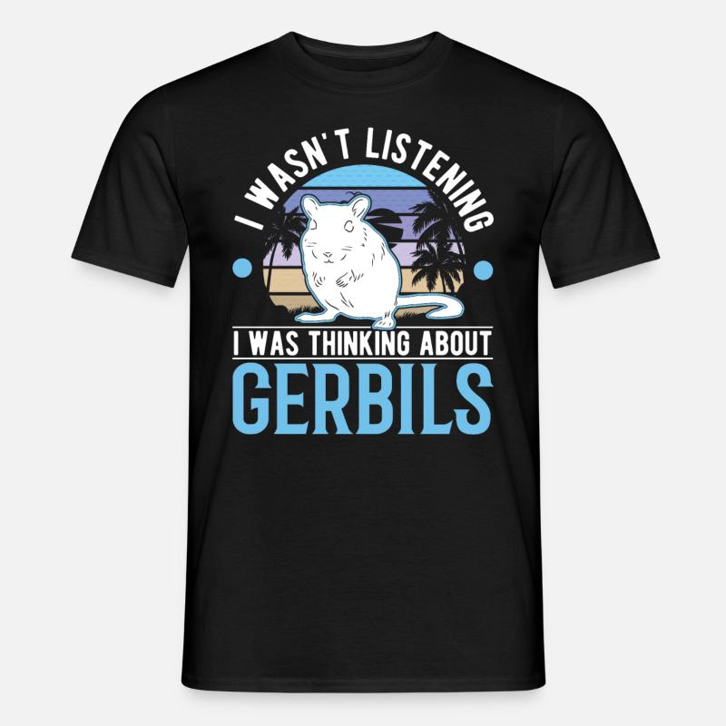 Gerbille Racing Rat Gerbille - T-shirt homme - noir