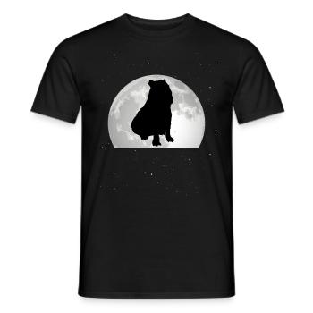 Capybara Lune Capybara - T-shirt homme - noir - Devant - AI Model Male 178 light (178cm)