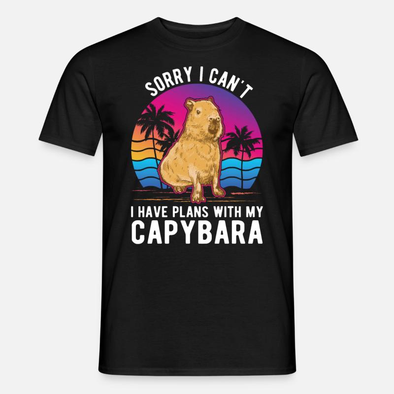 Capybara Gift Capybara - Men’s T-shirt - black