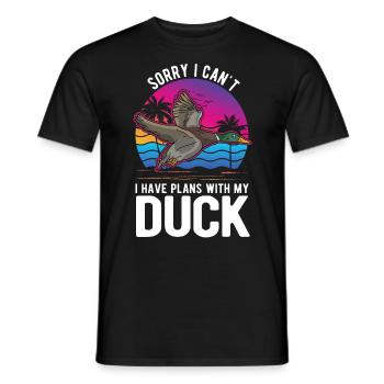 Canard Cadeau Canard Éleveur Canard - T-shirt homme - noir - Devant - AI Model Male 178 light (178cm)