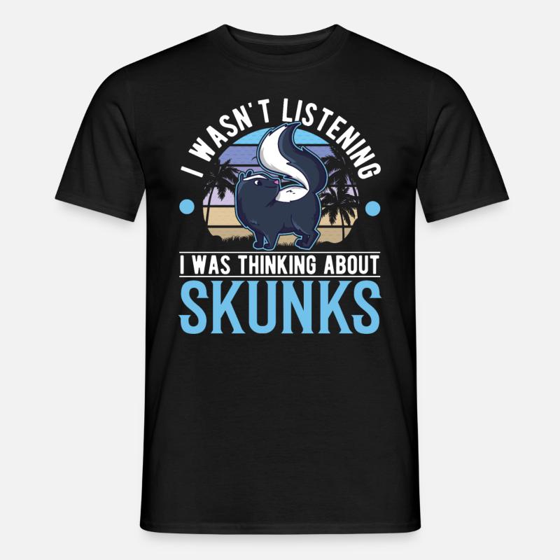 Skunk Gift Skunk - Men's T-shirt - black