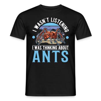Ants Ant Farm Anthill Fire Ants - Men's T-Shirt - black - Front - AI Model Male 178 light (178cm)