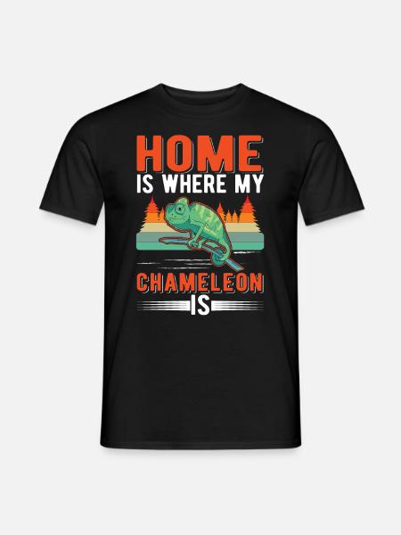 Chameleon Home Chameleon - T-shirt homme - noir