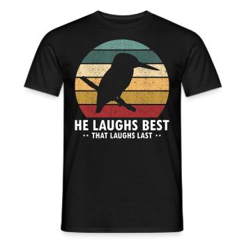 Kookaburra Design et Kookaburra Dicton - T-shirt homme - noir - Devant - AI Model Male 178 light (178cm)
