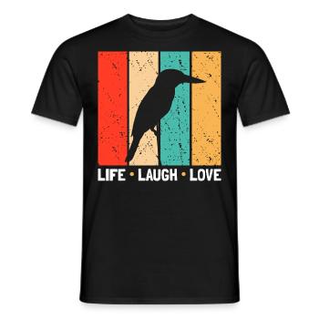 Kookaburra Design et Kookaburra Dicton - T-shirt homme - noir - Devant - AI Model Male 178 light (178cm)