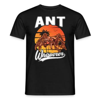 Fourmis Chuchoteur Fourmi Chuchoteur - T-shirt homme - noir - Devant - AI Model Male 178 light (178cm)