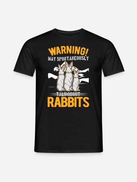 Lapin Lapin Lapin Lapin - T-shirt homme - noir