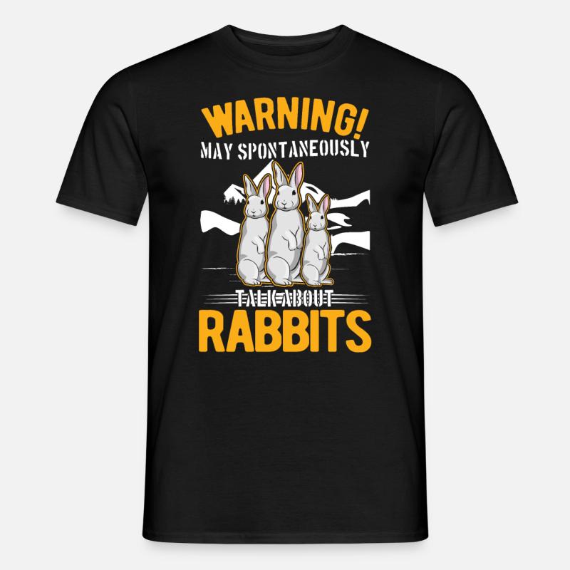 Rabbit Rabbit Rabbit Rabbit - Men’s T-shirt - black