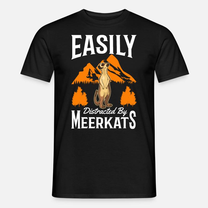 Suricate Cadeau Suricate Suricate - T-shirt homme - noir
