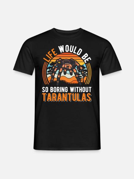 Tarentule Araignée Tarentule - T-shirt homme - noir