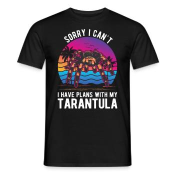 Tarantula Spider Tarantula - Men's T-Shirt - black - Front - AI Model Male 178 light (178cm)