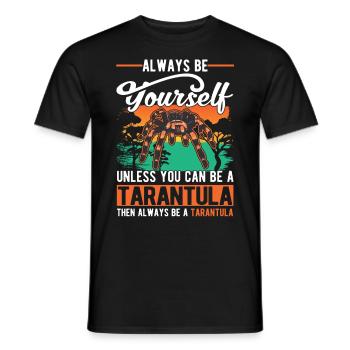 Tarantula Gift Tarantula - Men's T-Shirt - black - Front - AI Model Male 178 light (178cm)