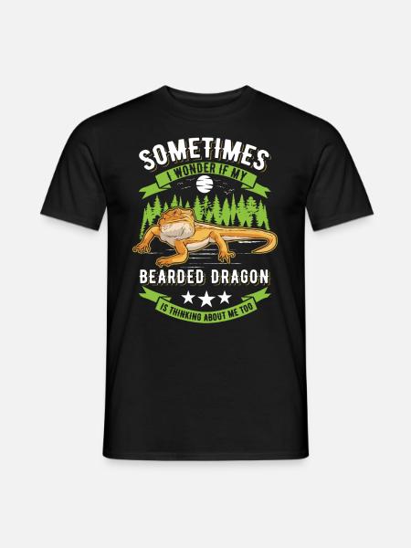Bearded Dragon Gift Bearded Dragon - Men's T-Shirt - black