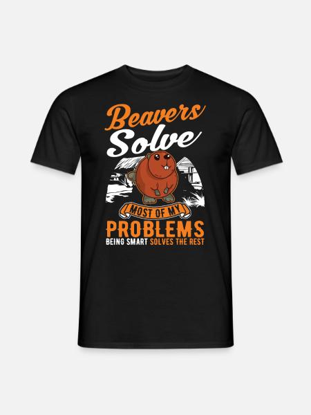 Beaver Gift Beaver Dam - T-shirt homme - noir