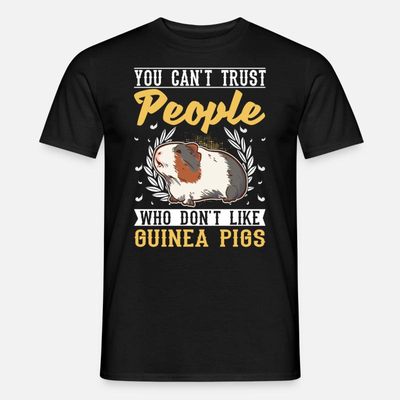 Cochon d’Inde Cadeau Cochon d’Inde - T-shirt homme - noir